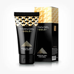 Gel TITAN GEL GOLD (Original Rusia), pentru mărirea penisului, erecții puternice și intensificarea plăcerii, 50 ml