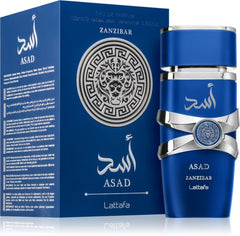 Lattafa Asad Zanzibar, apa de parfum, de barbat, 100 ml