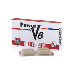 Pastile Potență Power V8 – Control și Energie Masculină, Formulă Naturală
